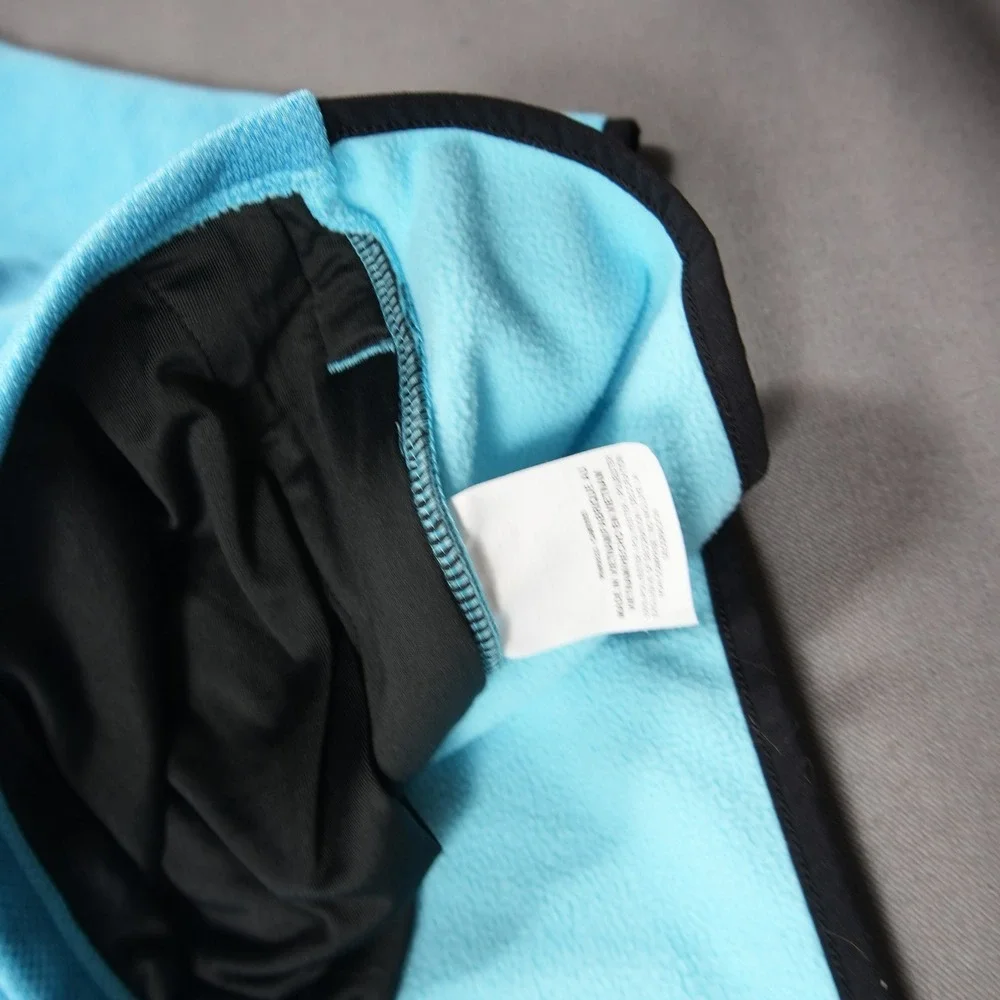 Nike Golf Dri-FIT 1/2 Zip Fleece Lined Pullover Men L 854349-466 Blue Black
